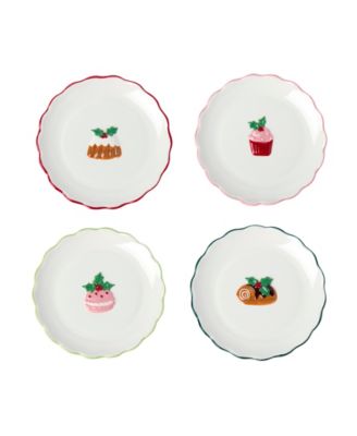 Merry Sweets Dessert Plates, Set of 4