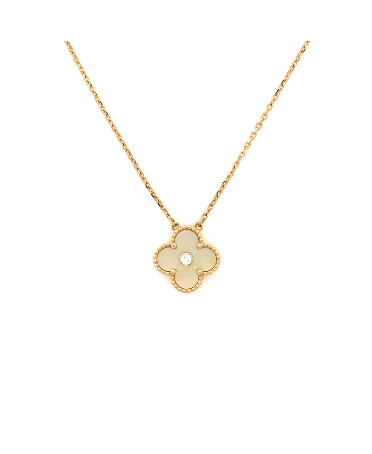 Pre-Owned Van Cleef & Arpels Vintage Alhambra Pendant Necklace - 18k yellow gold