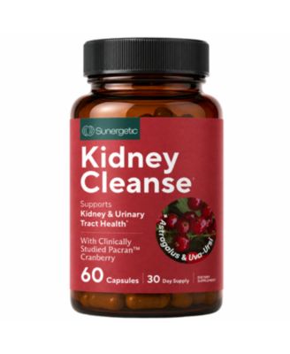 Kidney Cleanse Supplement with Pacran Cranberry, Astragalus and Herbal Blend for Kidney and Urinary Tract Support, 60 Capsules