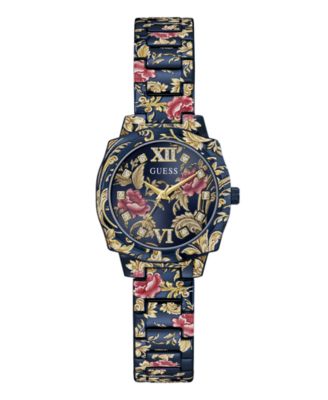 Women's Quartz Blue Stainless Steel Watch 30mm