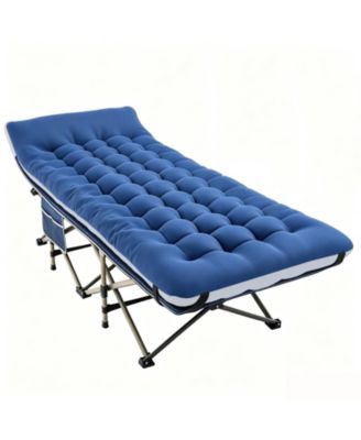 Folding Camping Cot Portable Outdoor Bed Mat Carry Bag