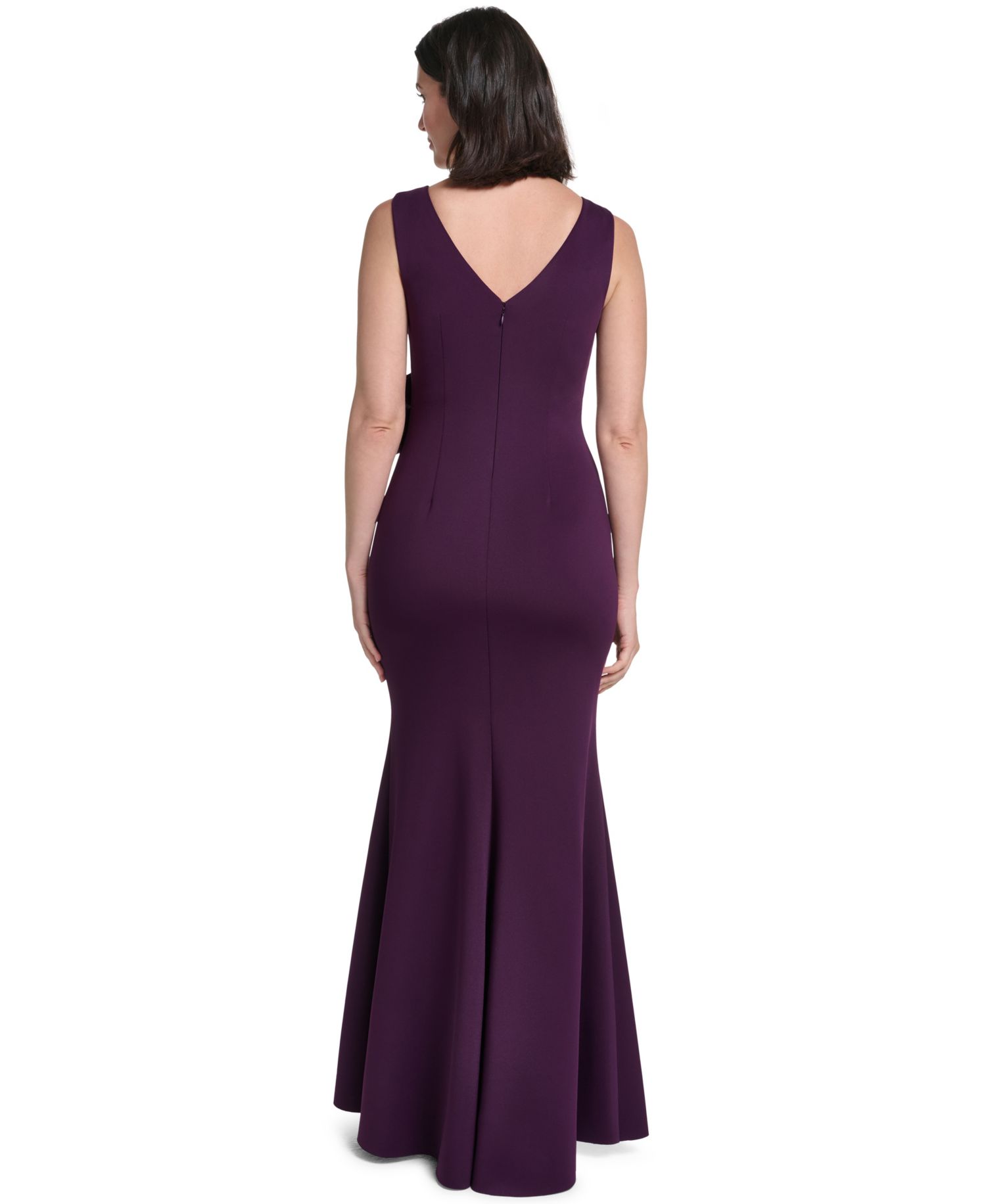 Women's Sleeveless Cascade Ruffle Dress