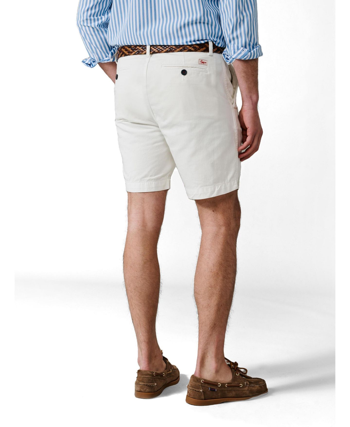 Мужские шорты Aubin Stamford Chino Short, цвет: Экрю — фото 4