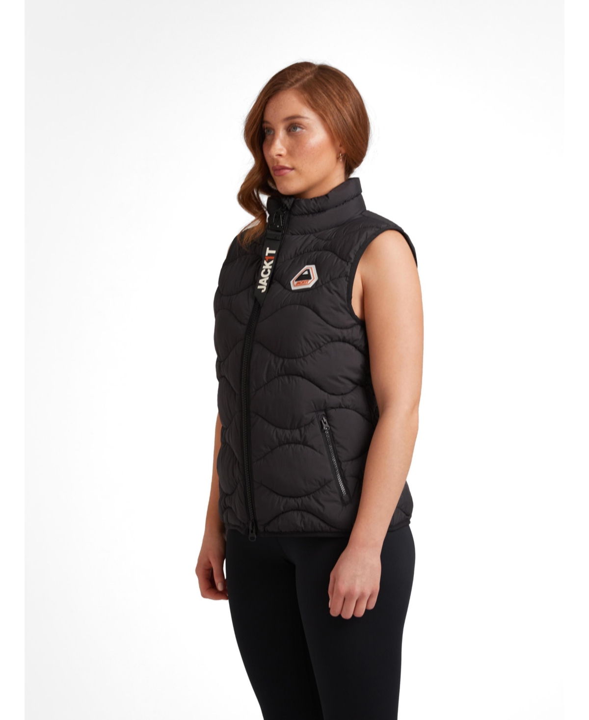 JACK1T Women's High Neck Gilet Jacket