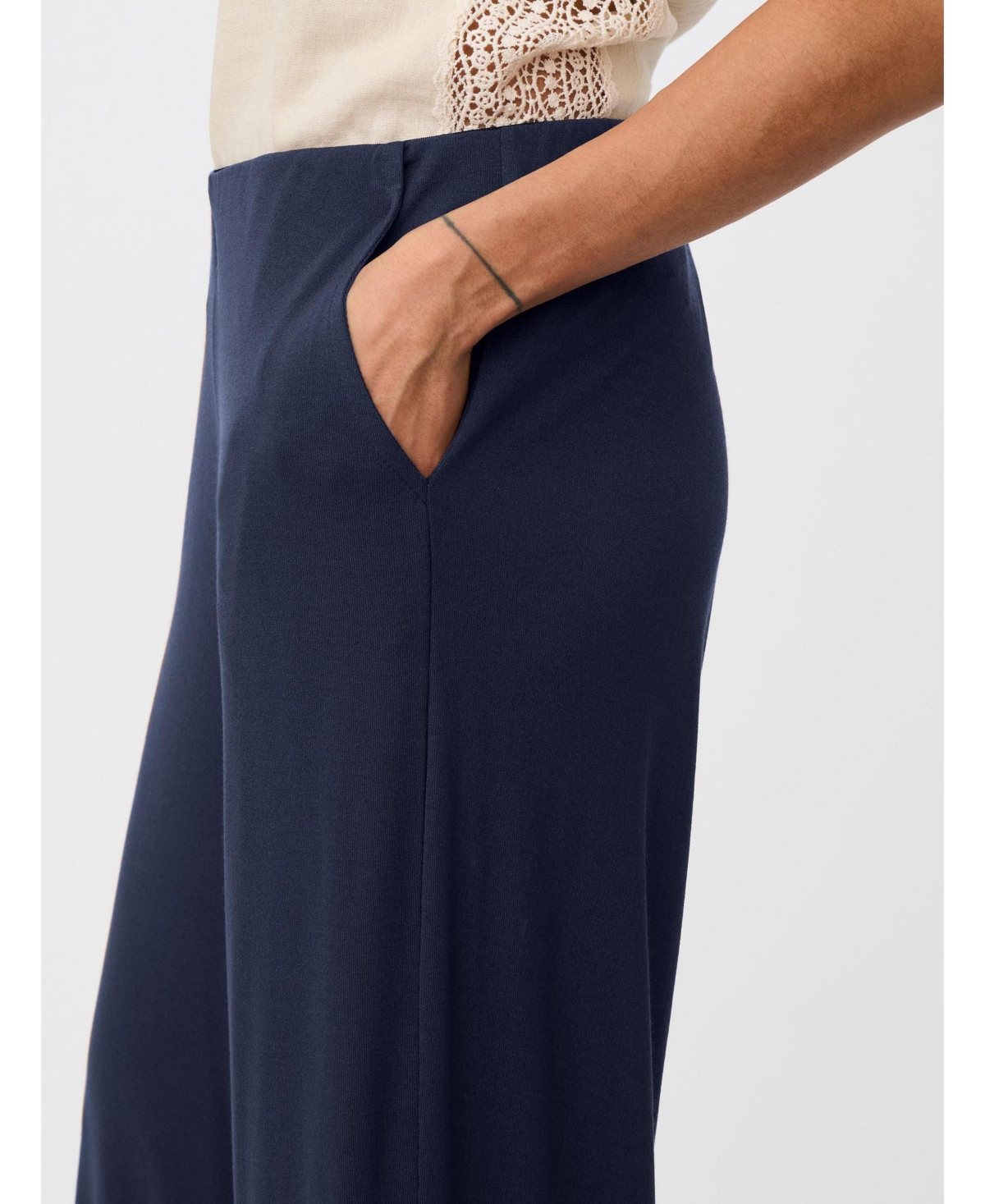 Masai Copenhagen Women's Mapryvora Wide-Leg Cropped High-Rise Trouser