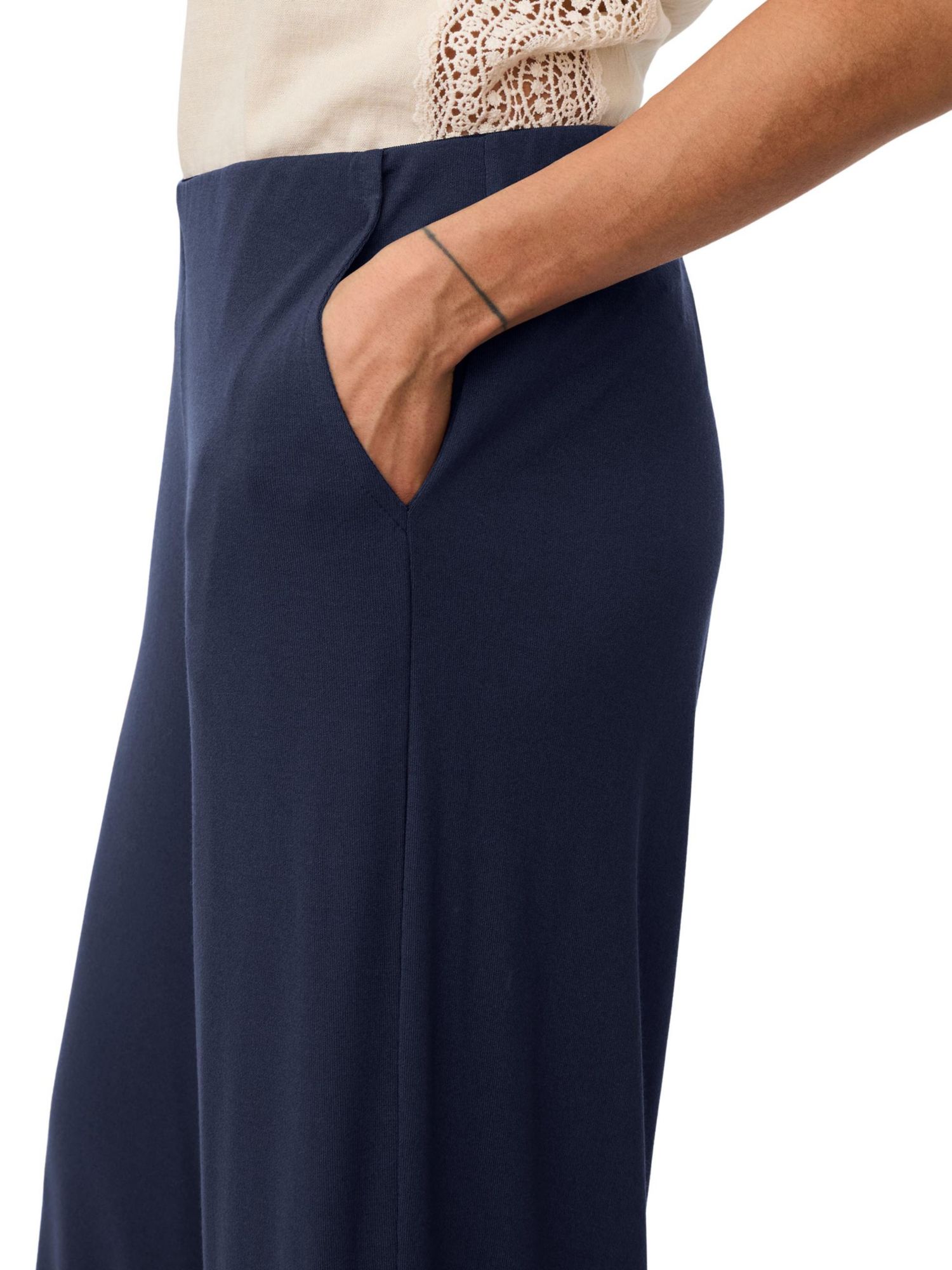 Women's Mapryvora Wide-Leg Cropped High-Rise Trouser