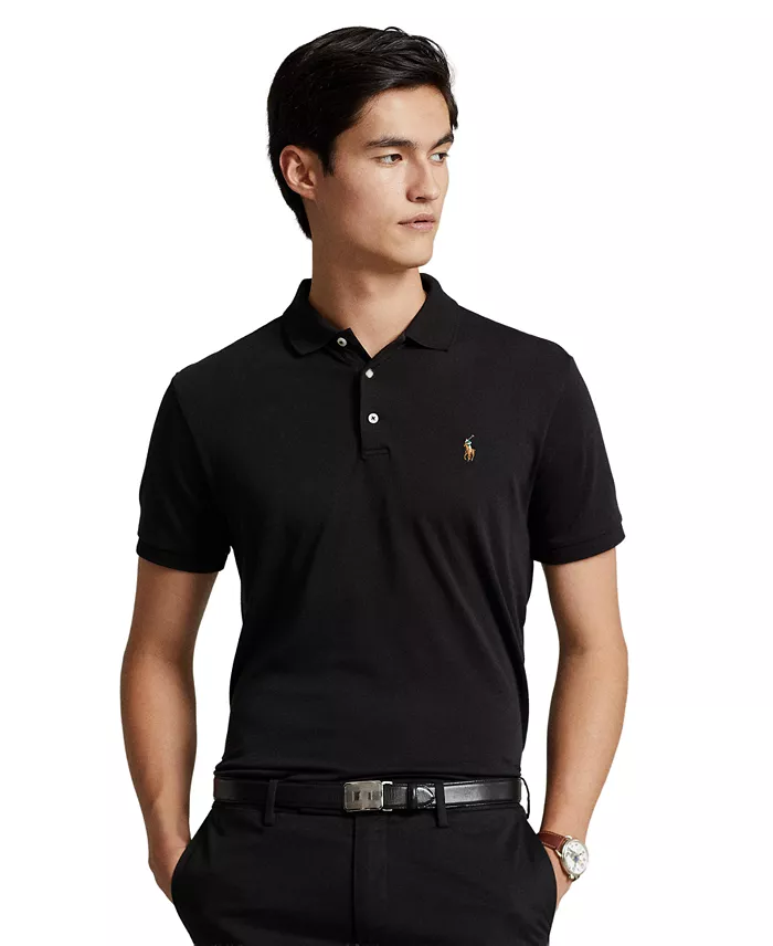 Men’s Slim-Fit Soft Cotton Polo Shirt - thumbnail 5
