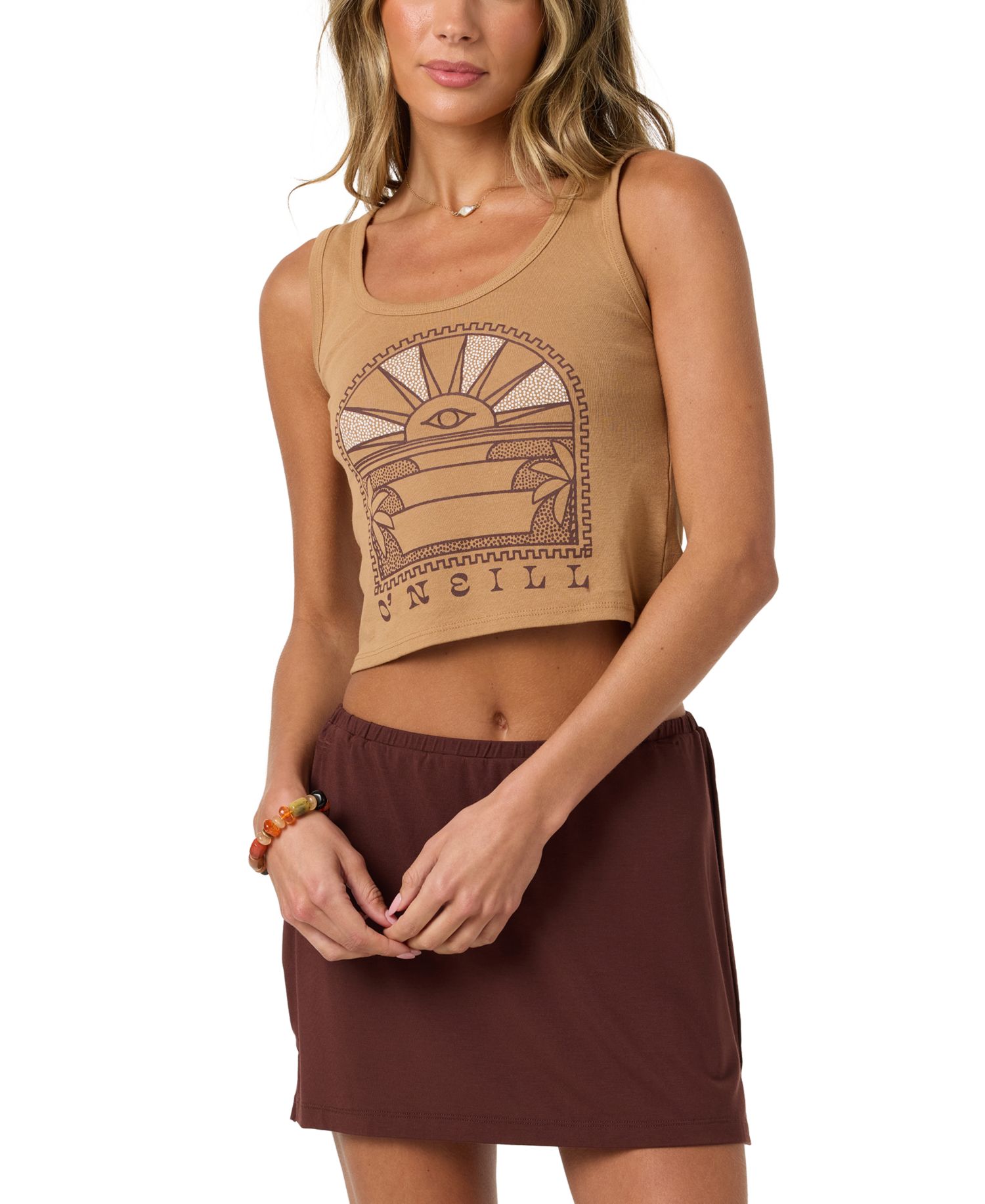 Women's Sun Eye ScoopNeck Graphic Tank