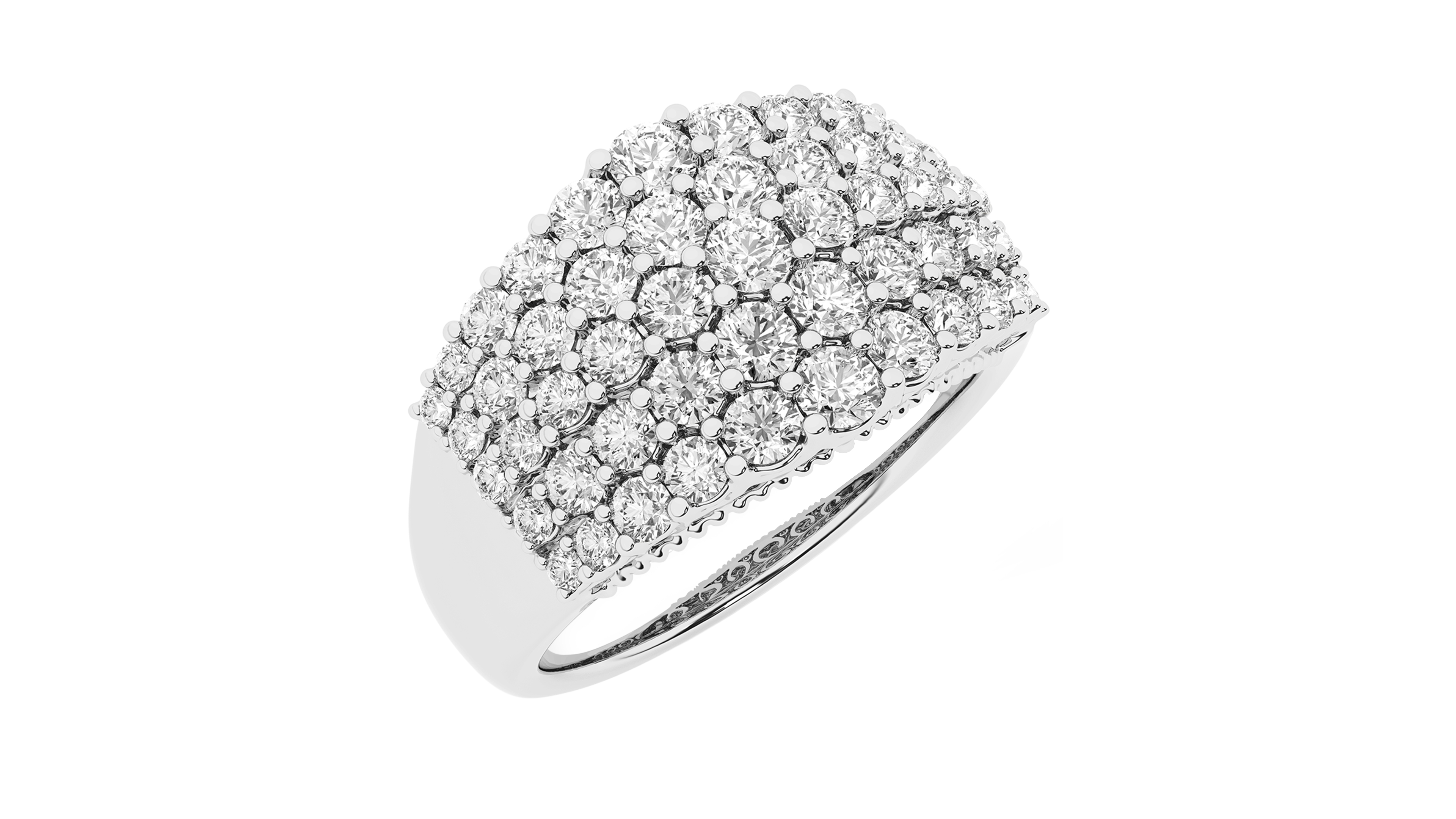Forever Grown Diamonds Lab-Grown Diamond Ring (2 ct. t.w.) Sterling Silver