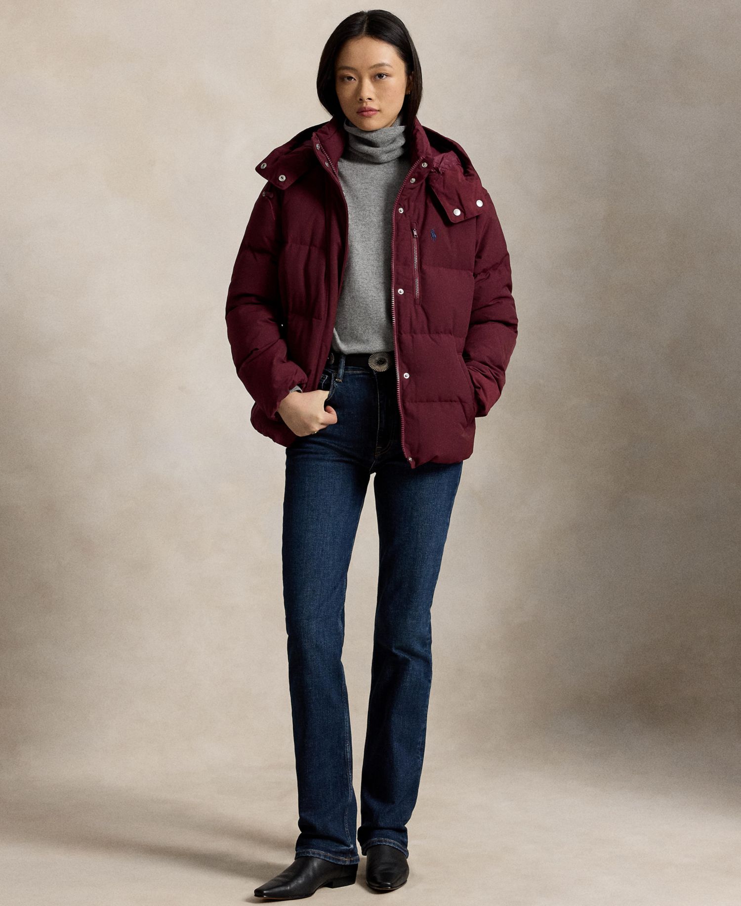 Women's Mid-Weight Down Puffer Jacket