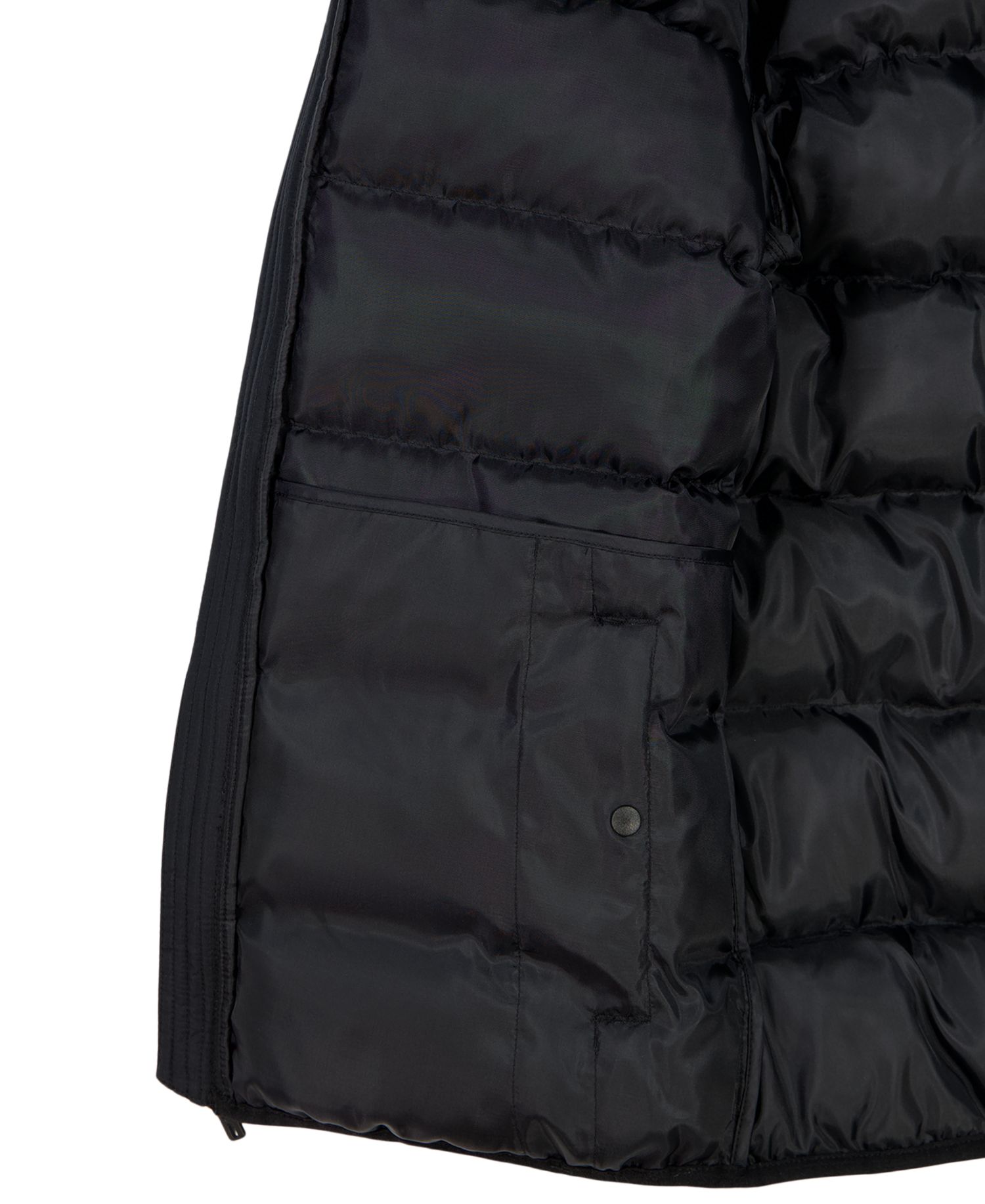 Boys' 8-20 Solid Logo Full-Zip Puffer Hooded Jacket