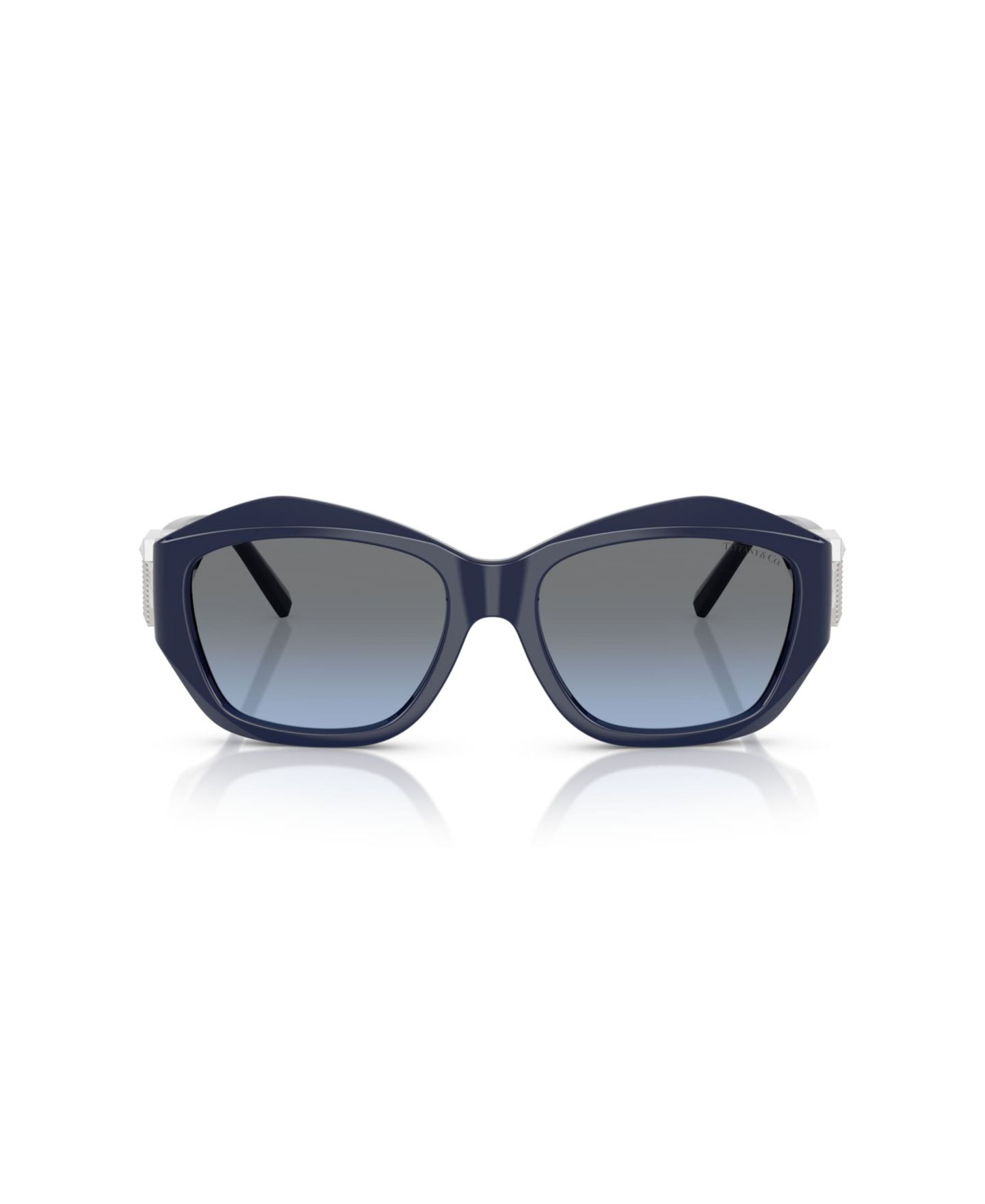 Женские солнцезащитные очки Tiffany & Co. Sunglasses, TF4233U, цвет: Тёмный синий — фото 2