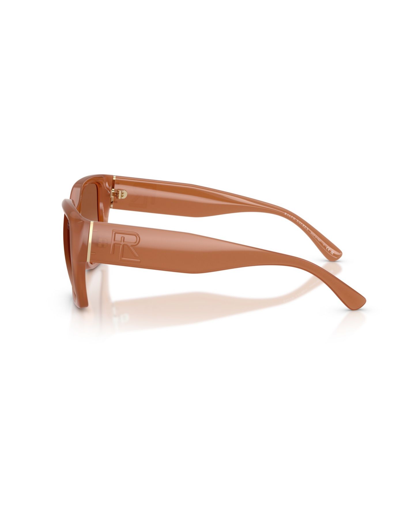 Женские солнцезащитные очки Ralph Lauren Sunglasses, RL8230U, цвет: Янтарный — фото 3