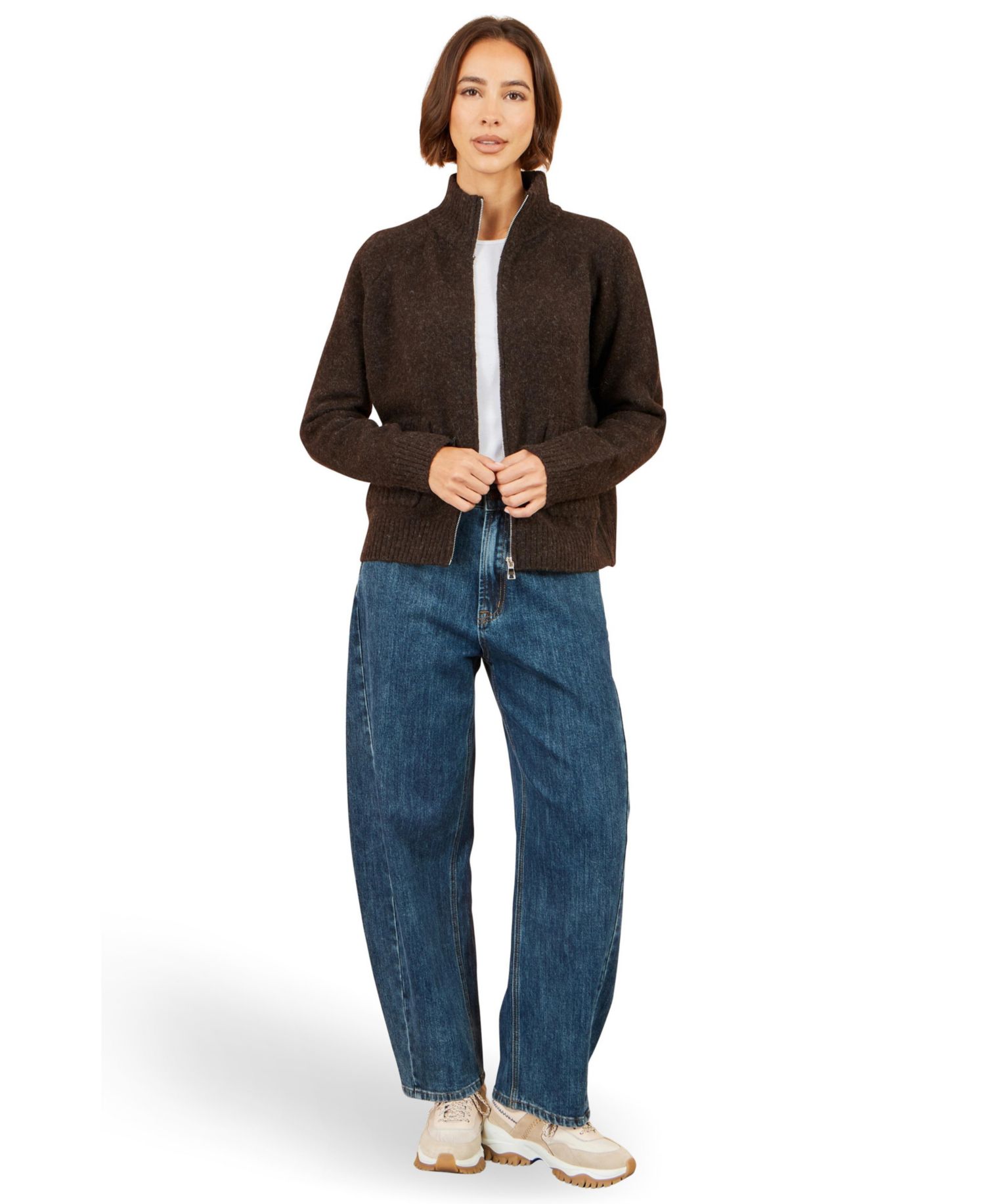 Women's Zip Up Cardigan