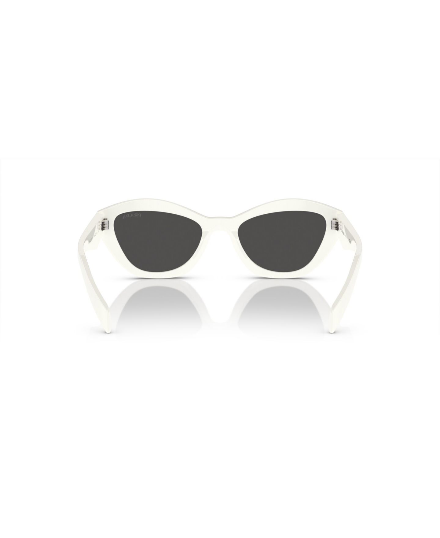 Женские солнцезащитные очки PRADA Butterfly Sunglasses, PR A02S, цвет: Белый — фото 5