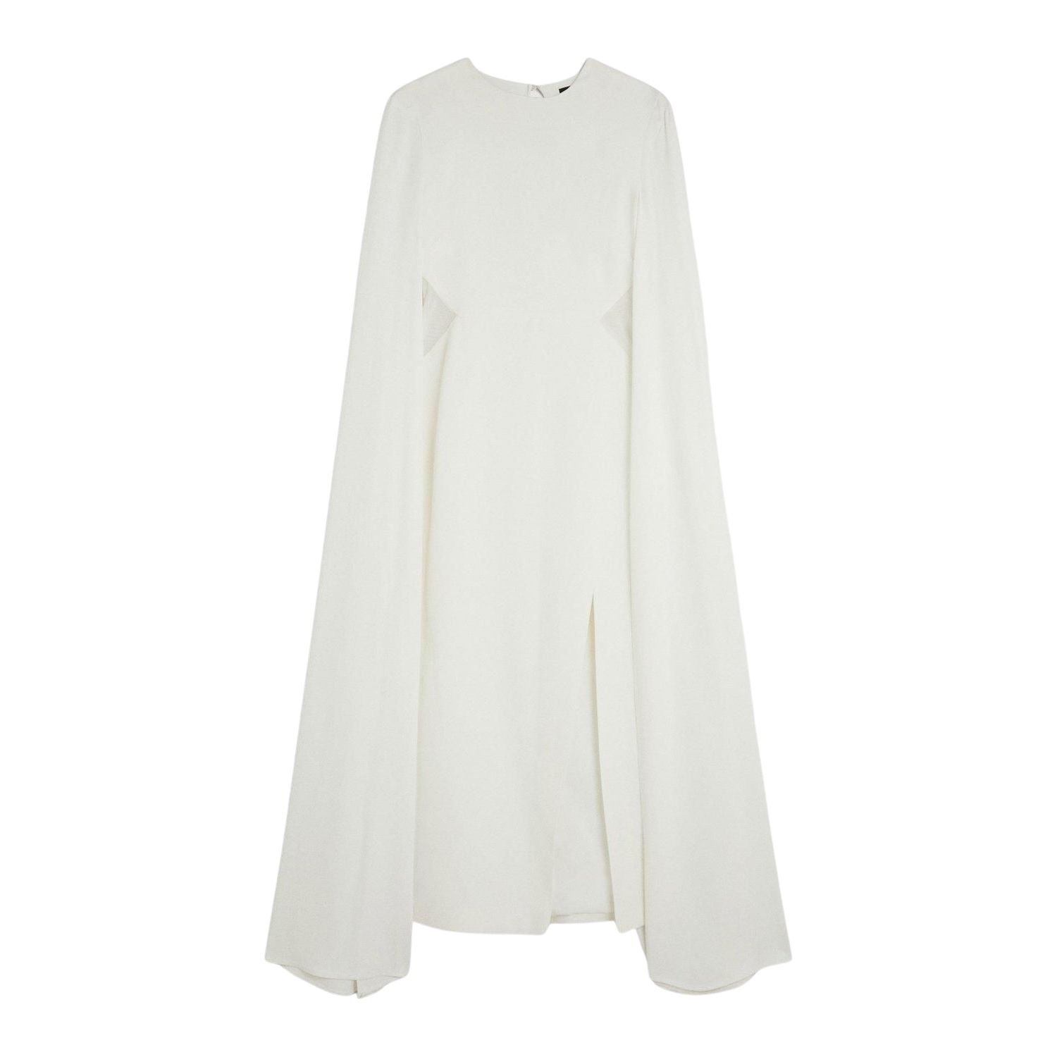 Women's Cape Mesh Midi Dress