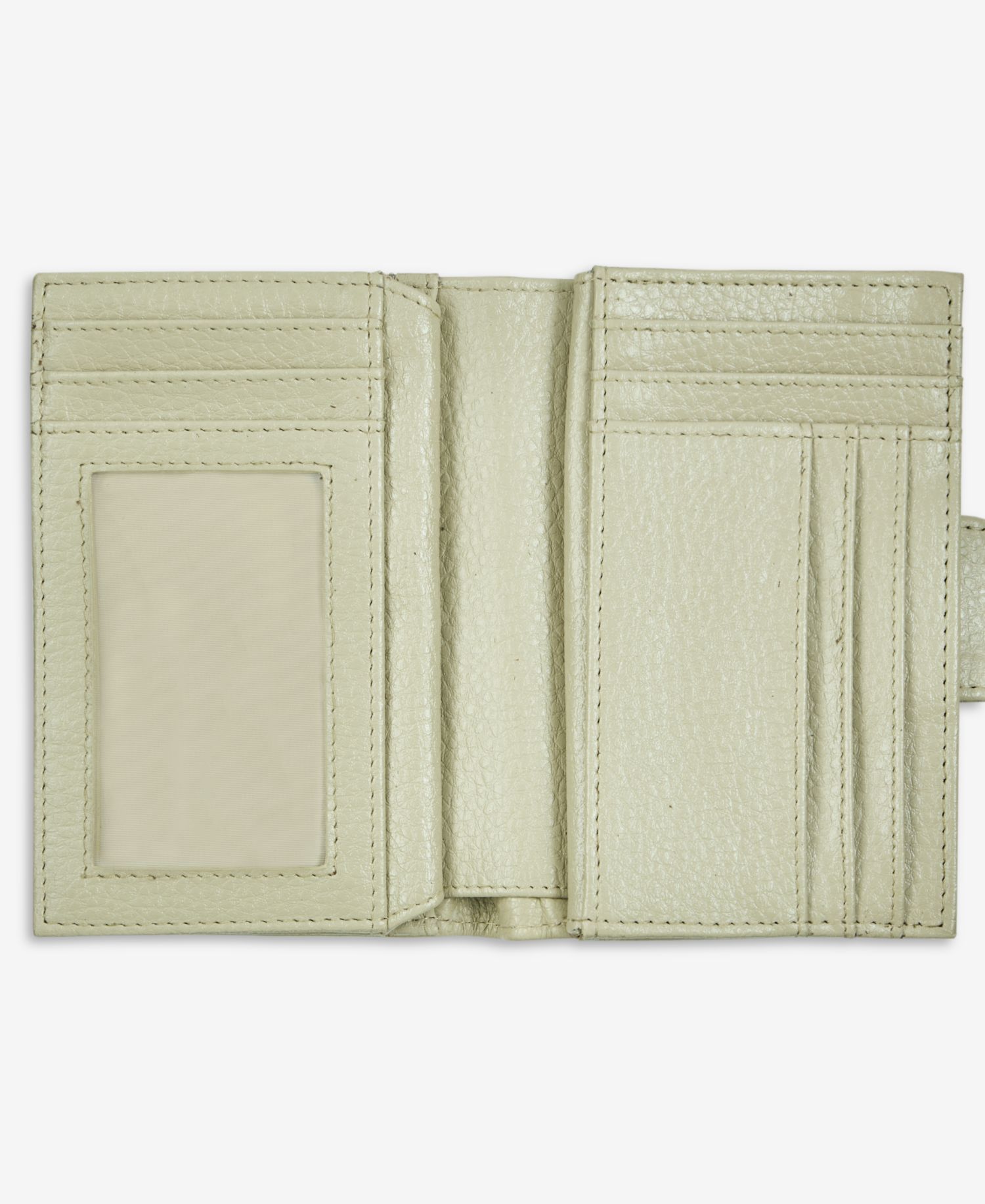 Softy Leather Framed Colorblock Wallet