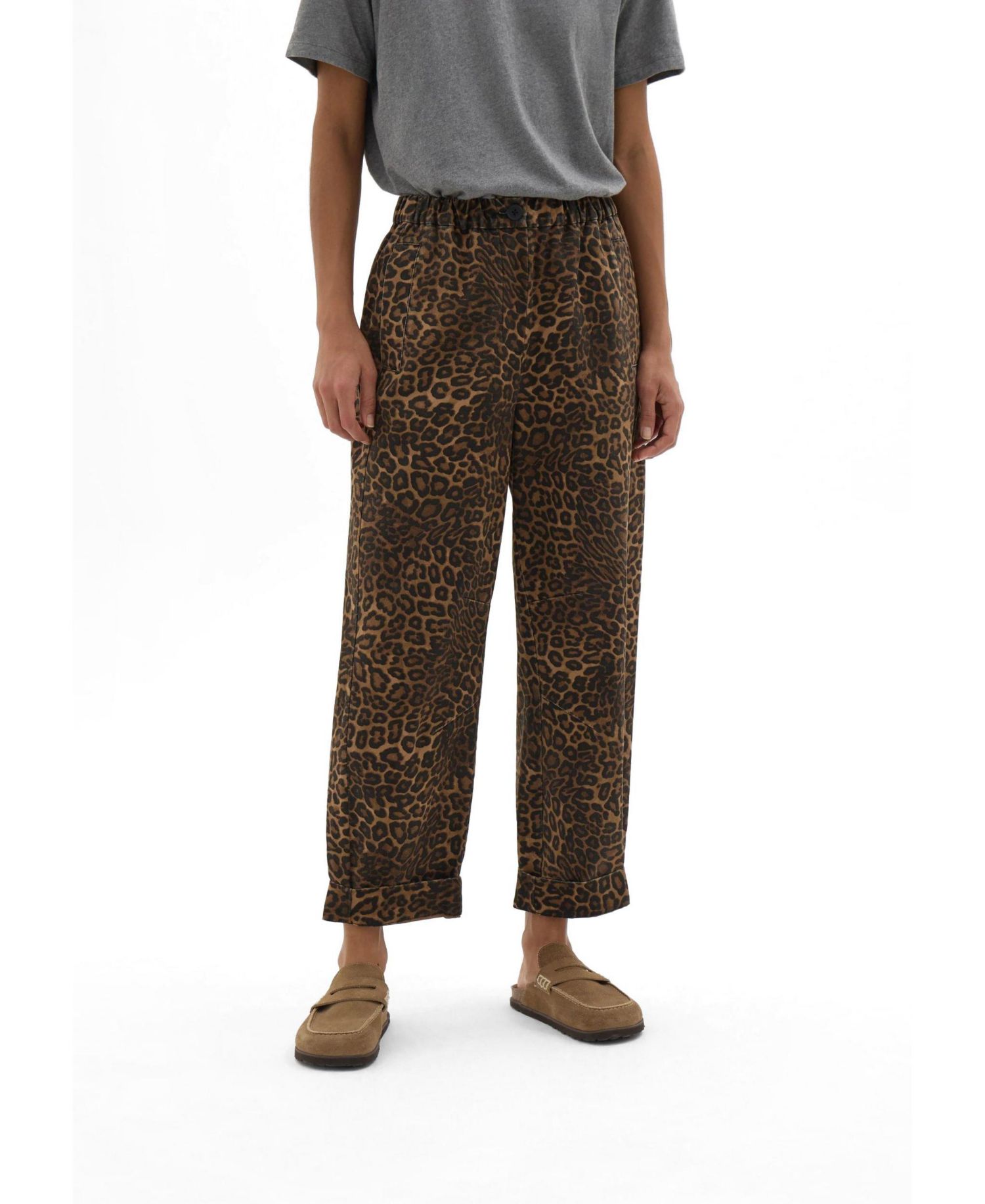 Women's Jack Barrel Leg Pull On Trouser