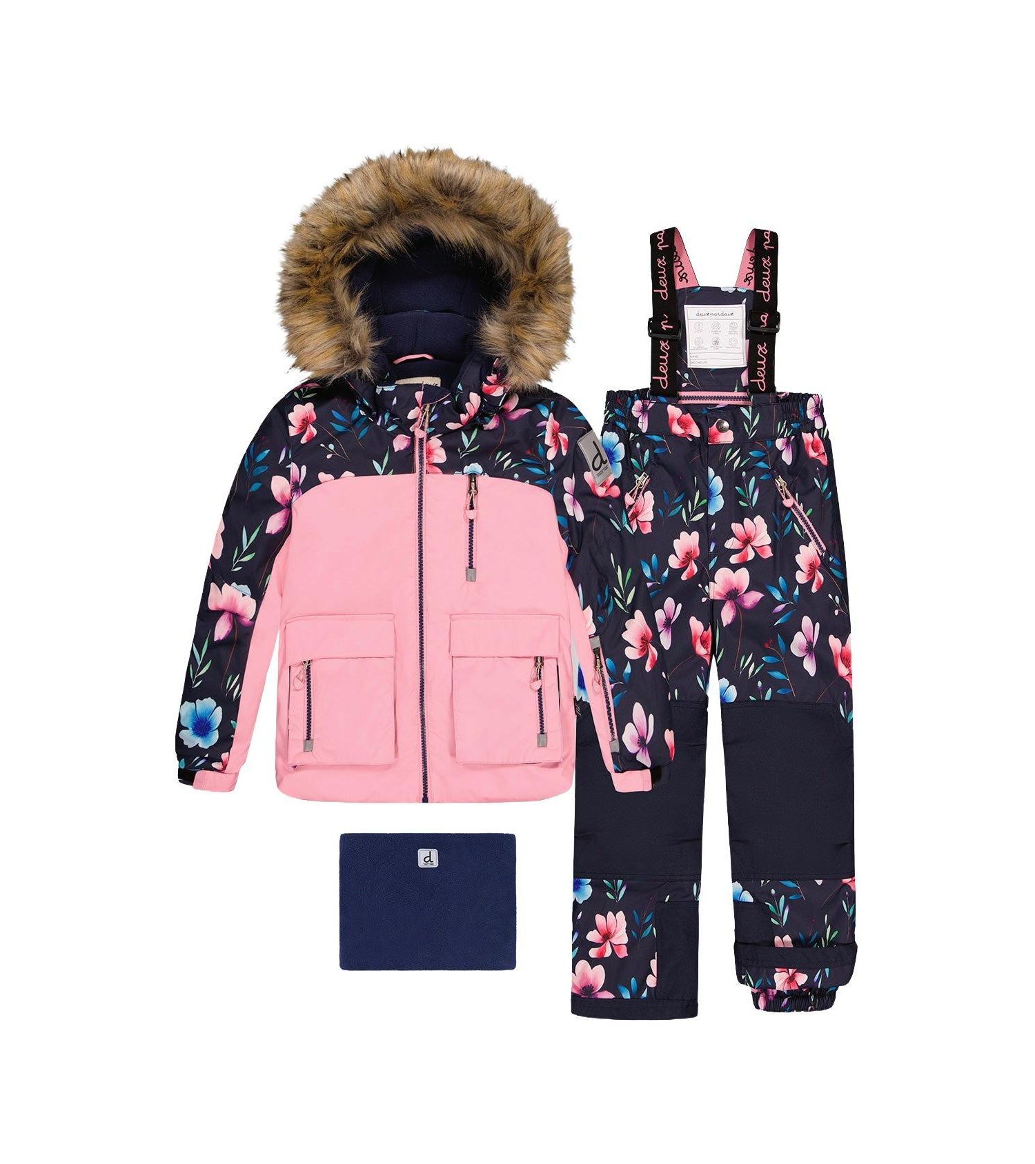 Little and Big Girl's (6-14) Two Piece Play Snowsuit