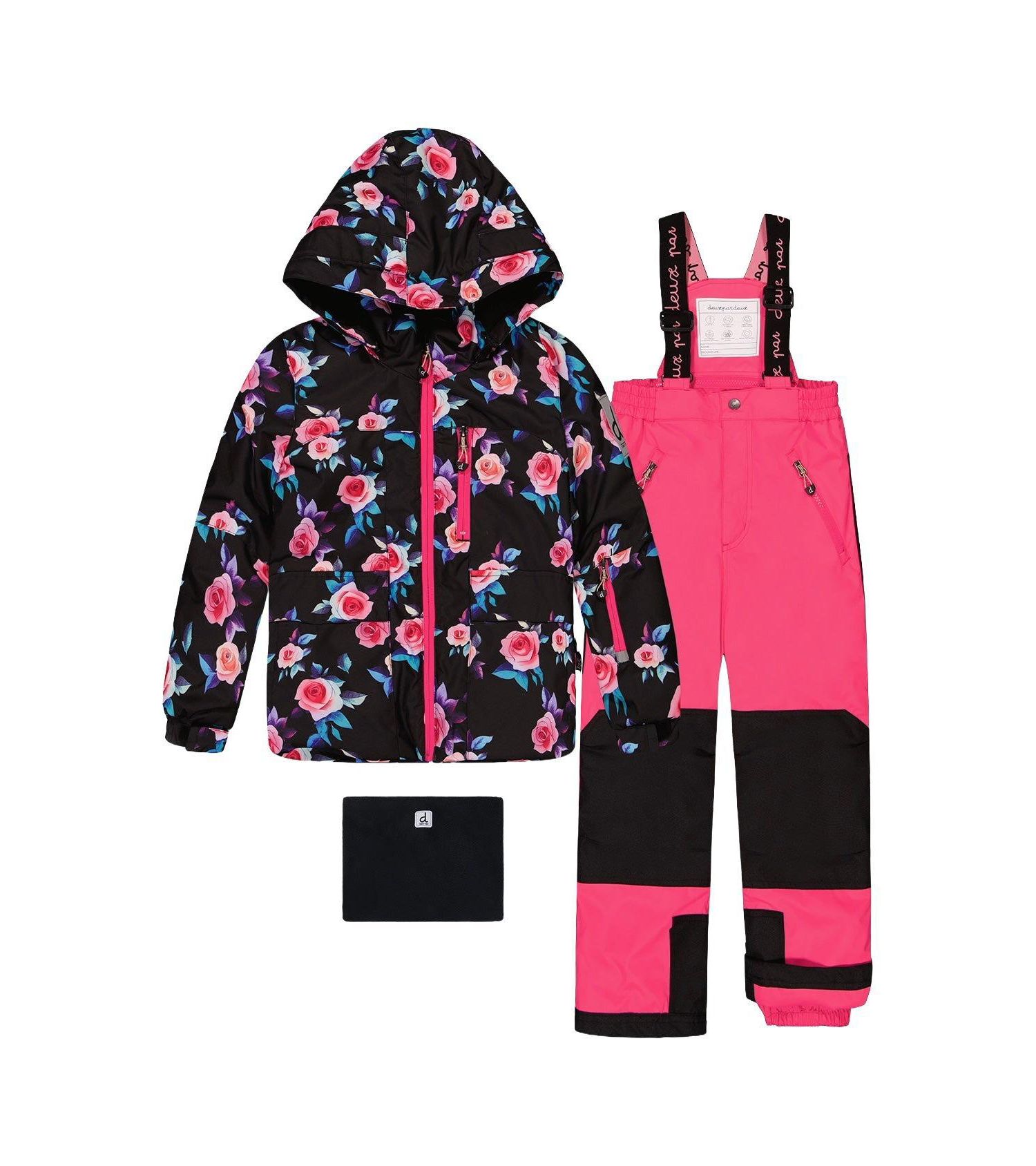 Little and Big Girl's (6-14) Two Piece Play Snowsuit