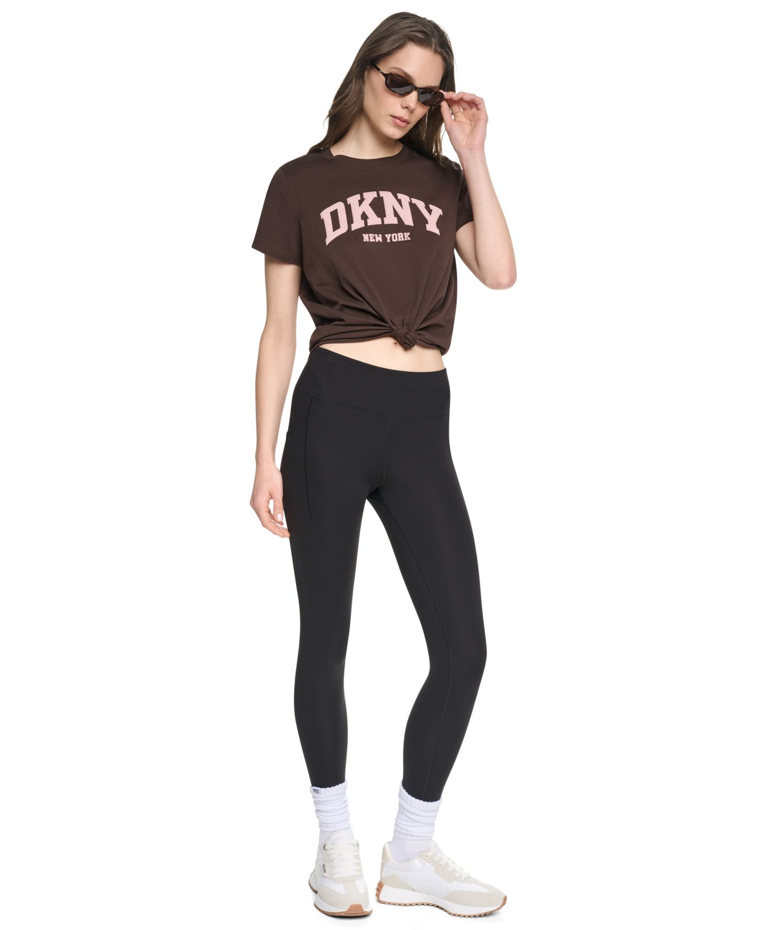 Women's Puff Varsity Logo Relaxed Fit Crew Neck Tee
