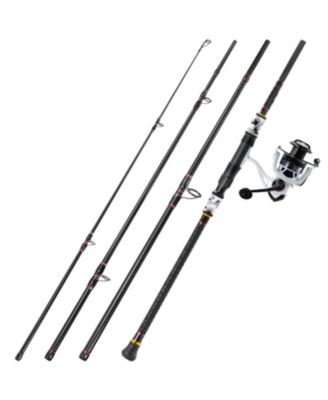 11feet Surf Fishing Rod Reel Combo 4-Piece Spinning With 5000 Size Reel