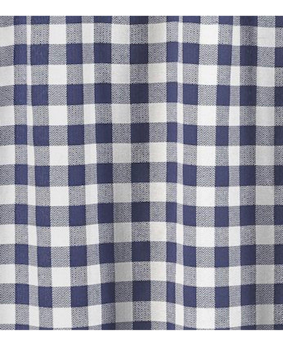 Kate Aurora Classic Farmhouse 3 Piece Buffalo Check Kitchen Curtain Tier and Valance Set