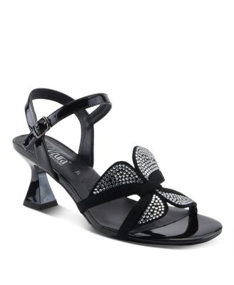 Decorous Ankle Strap with Suede Upper