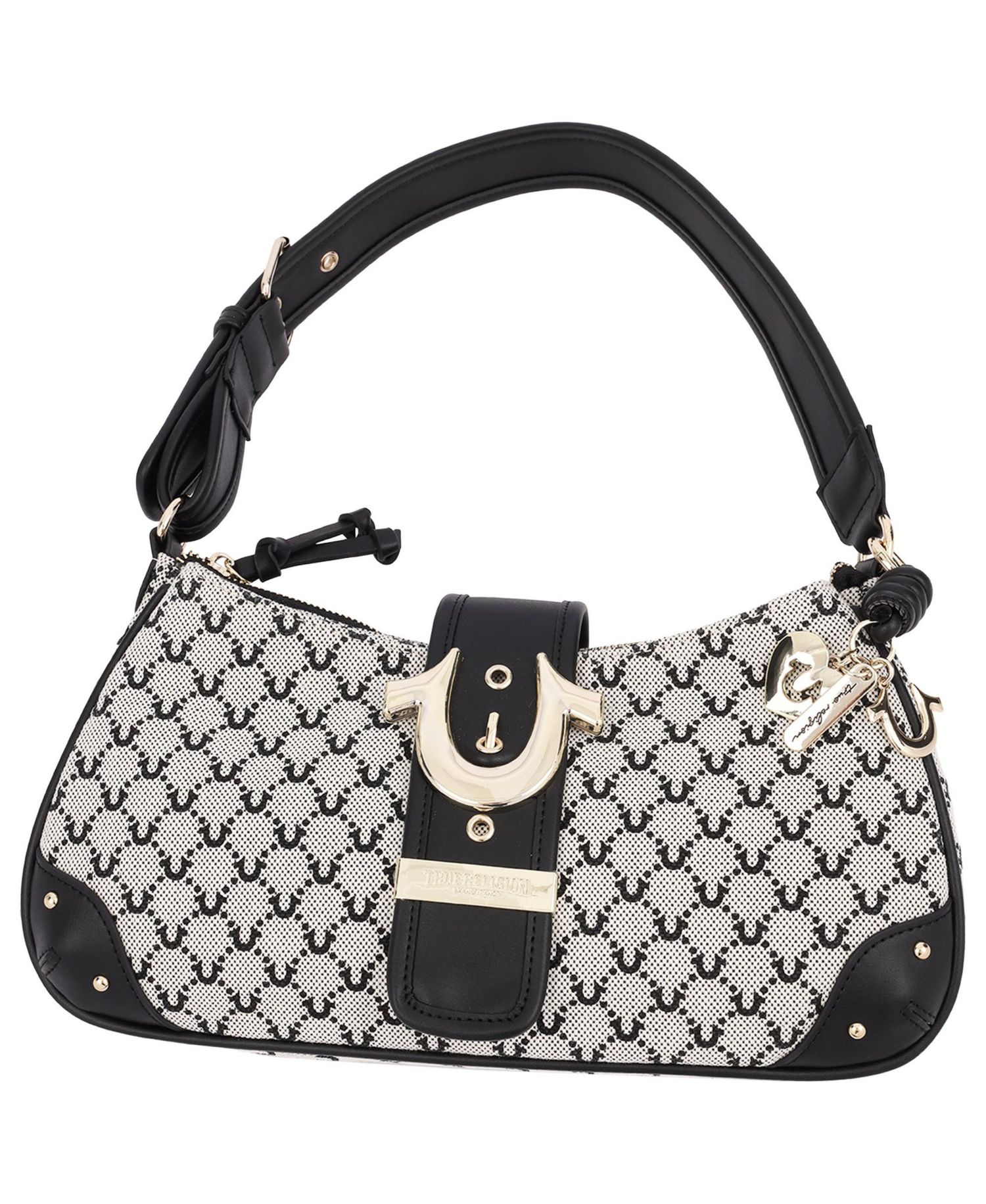 Multi-Strap Denim Shoulder Bag
