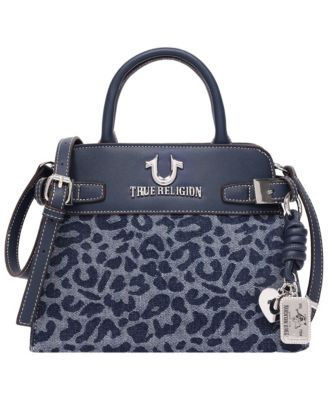 Multi-Strap Denim Shoulder Bag
