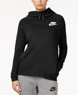 Nike Sportswear Rally Funnel-Neck Sweatshirt - Tops - Women - Macy's