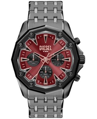Men's Stinger Quartz Chronograph Gunmetal Stainless Steel Watch 46mm