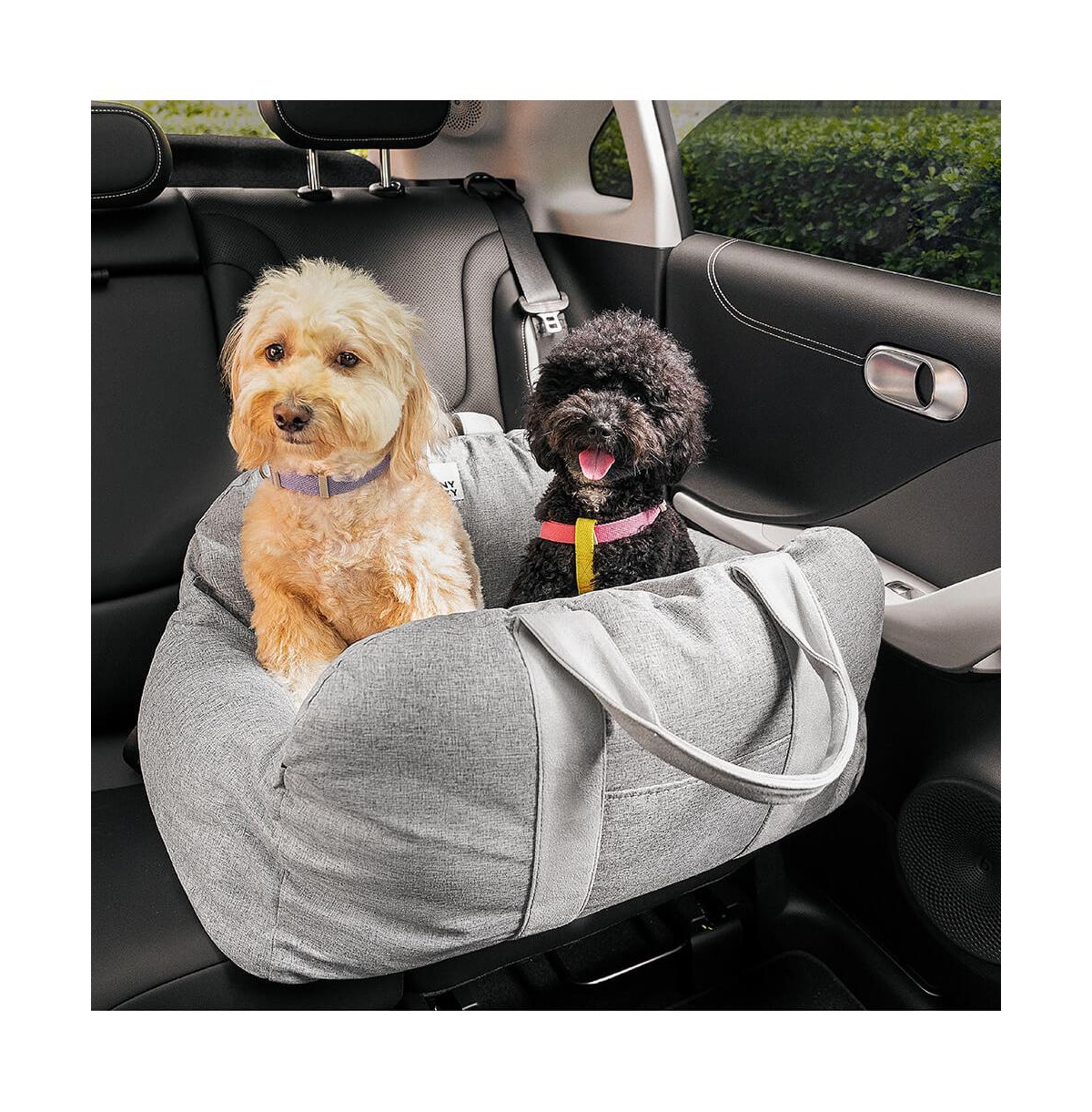 FunnyFuzzy First Class Dog Car 2-Seat Bed
