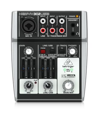XENYX 302USB Premium 5-Input Mixer