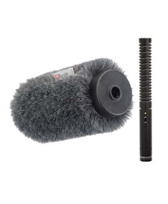 NTG-1 Supercardioid Directional Condenser Shotgun Microphone with Rycote Long Hair Wind Diffusion