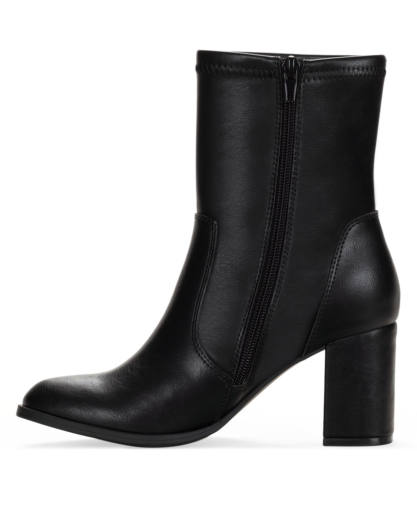 Женские ботинки Style & Co Ritaa Round Toe Dress Booties, цвет: Чёрный — фото 6