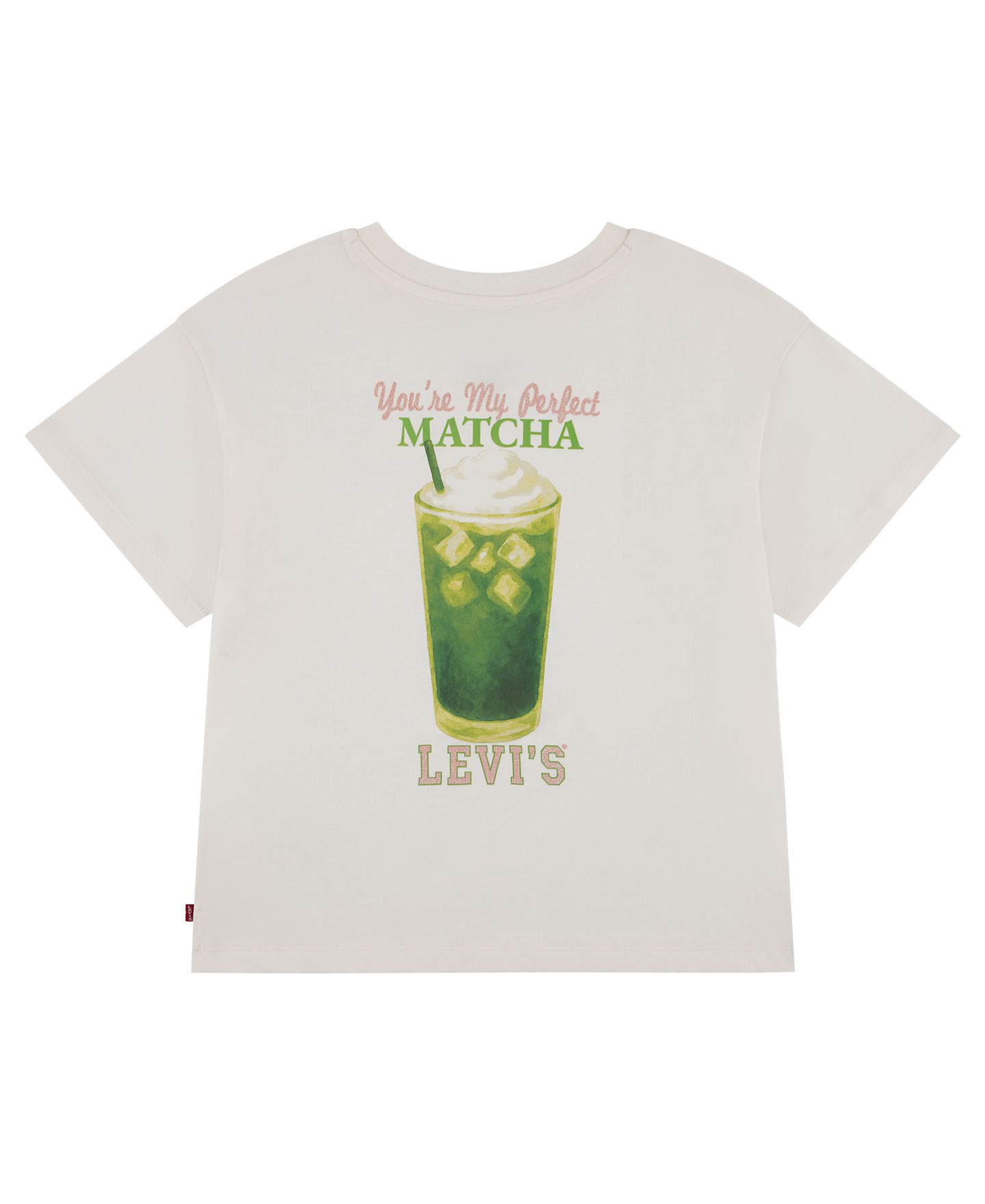 Футболка Levi's Short-Sleeve Matcha Oversized T-Shirt для девочек, цвет: Egret — фото 2