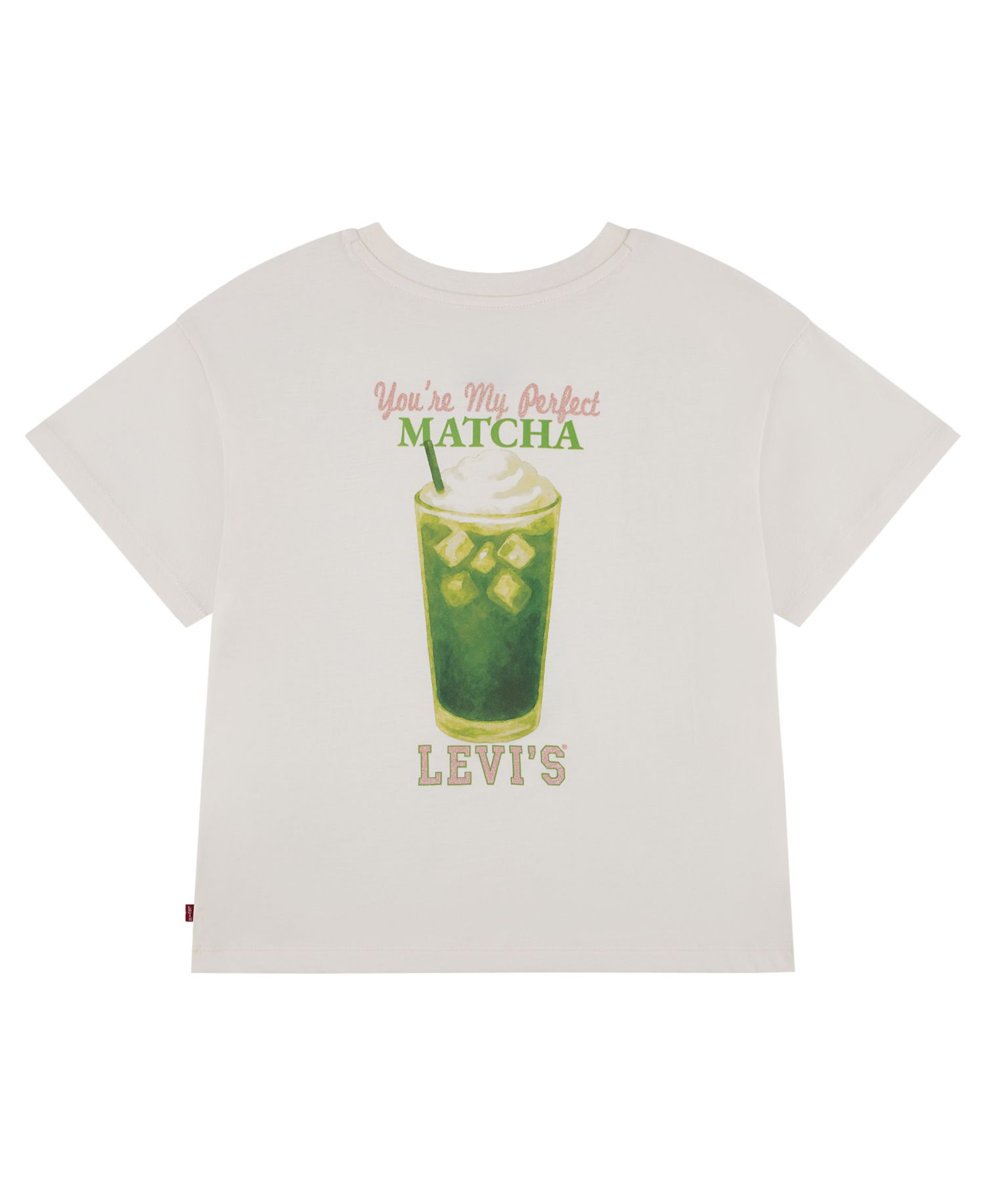 Girls' 7-16 Short-Sleeve Matcha Oversized T-Shirt