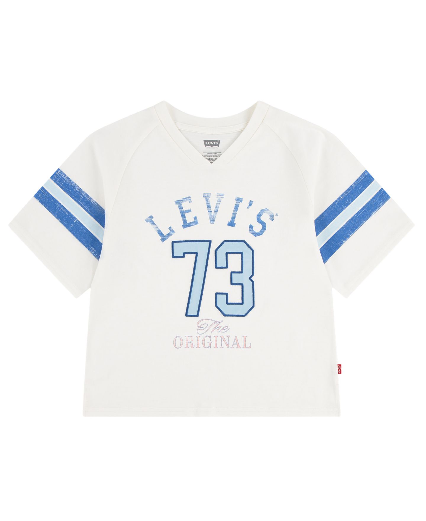Футболка Levi's Vintage Sports Oversized T-Shirt для девочек, цвет: Levi's Egret — фото 4