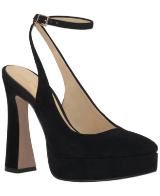 Women's Nelica Platform Ankle-Wrap Pumps