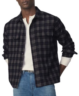 Men's Plaid Double Flap Pocket Shirt