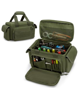 Small Tool Bag Padded Bottom Multi-functional Work Tote Repairman Electrician Carpenter Handyman