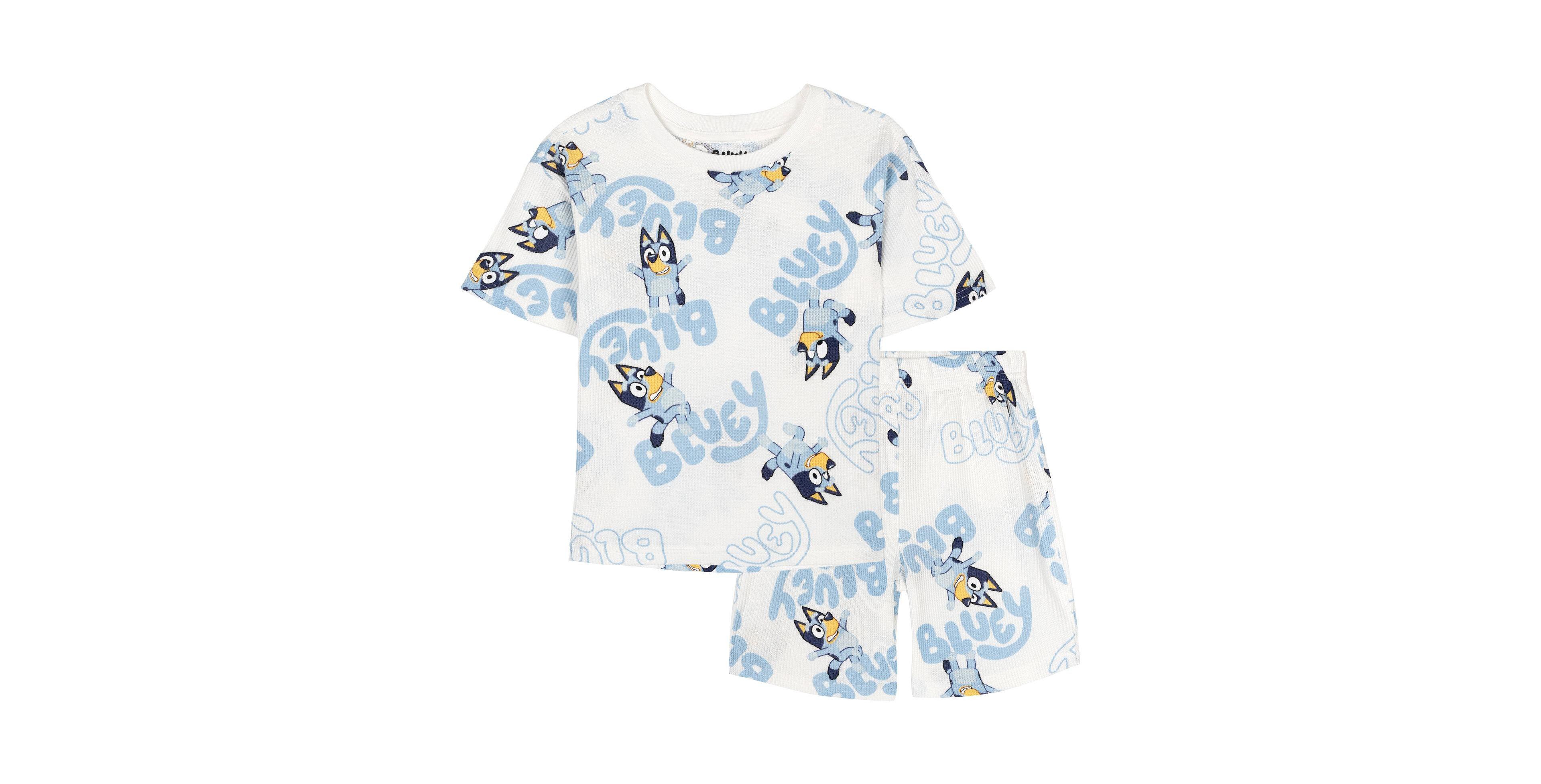 Bluey Toddler Boys' 2T- 4T 2-Piece T-Shirt and Shorts Set