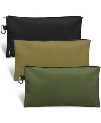Tool Bag Zipper Pouch Carabiner Metal Multipurpose