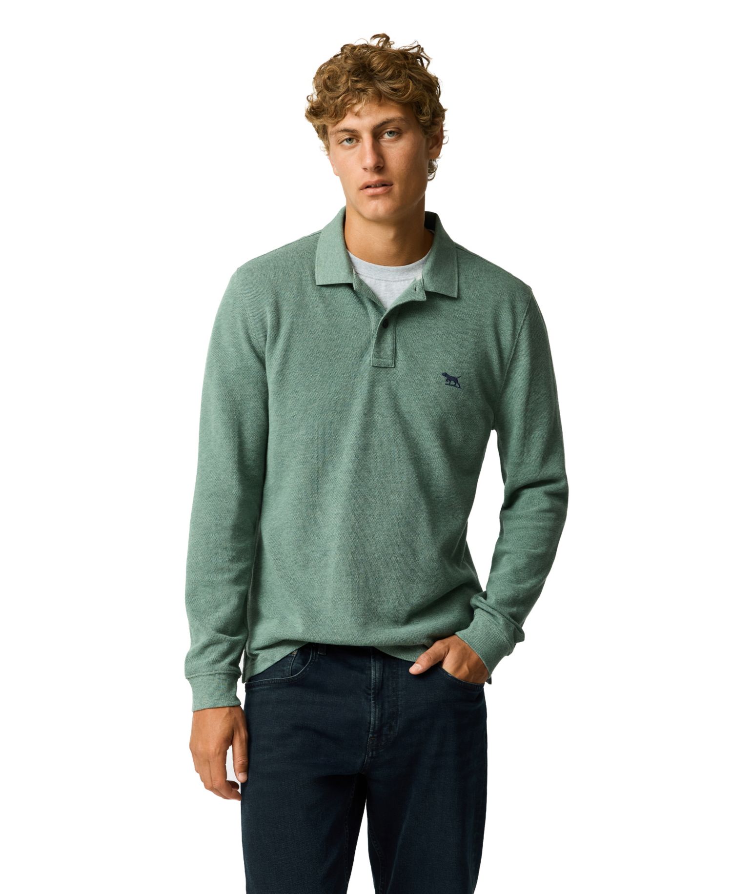 Men's Long Sleeves Gunn Cotton Polo Shirts