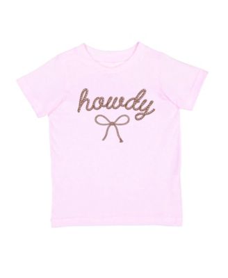 Baby Girls 12M - 24M Howdy Darling Western Short Sleeve T-Shirt