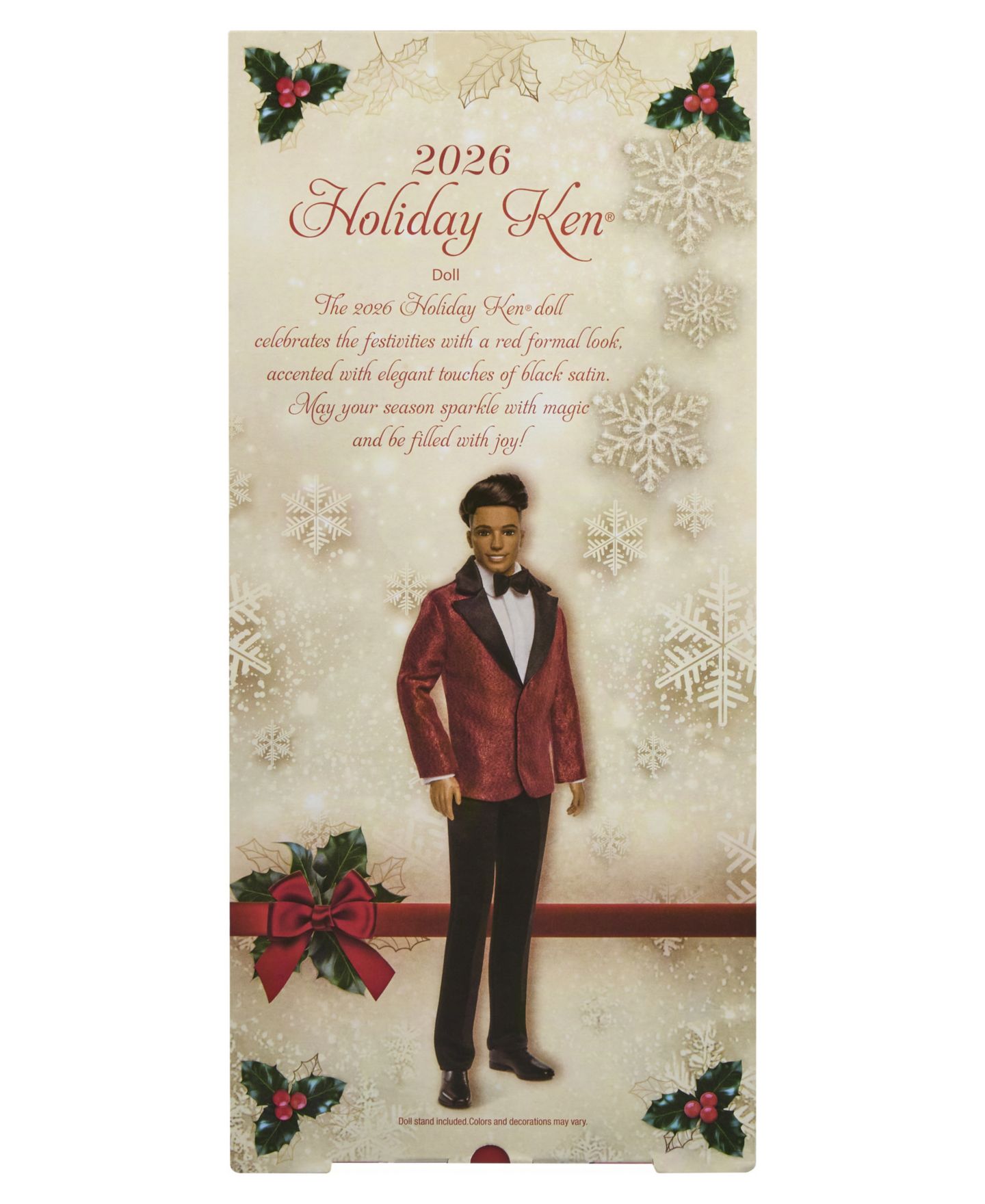 Детская кукла Barbie 2026 Holiday Ken 13" Collectible Fashion Doll — фото 2