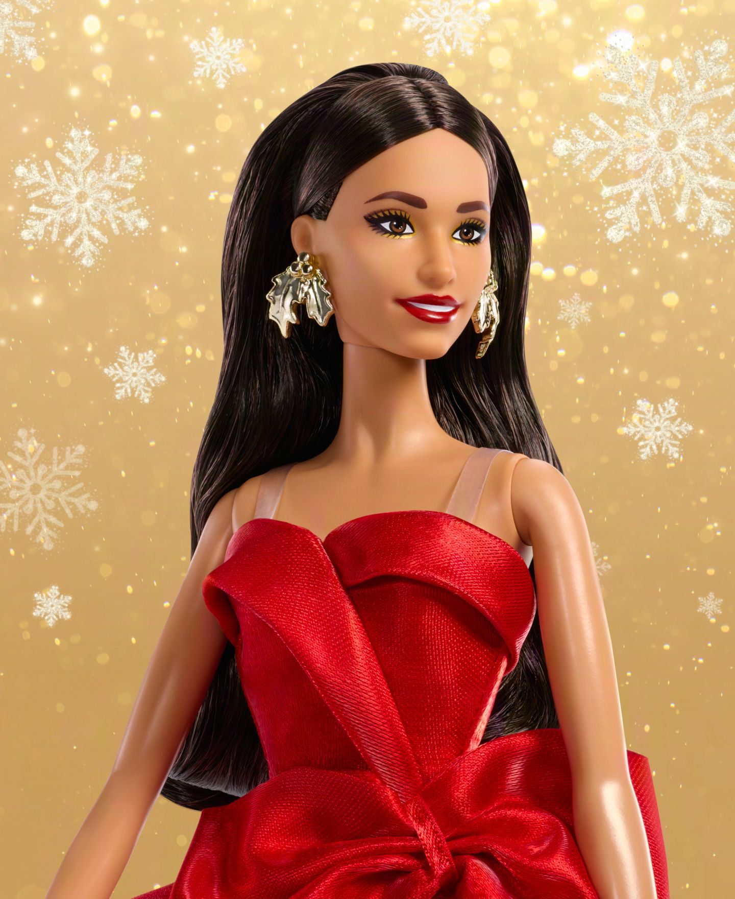 Детская кукла Barbie 2026 Holiday 13" Collectible Brown Hair Fashion Doll — фото 4