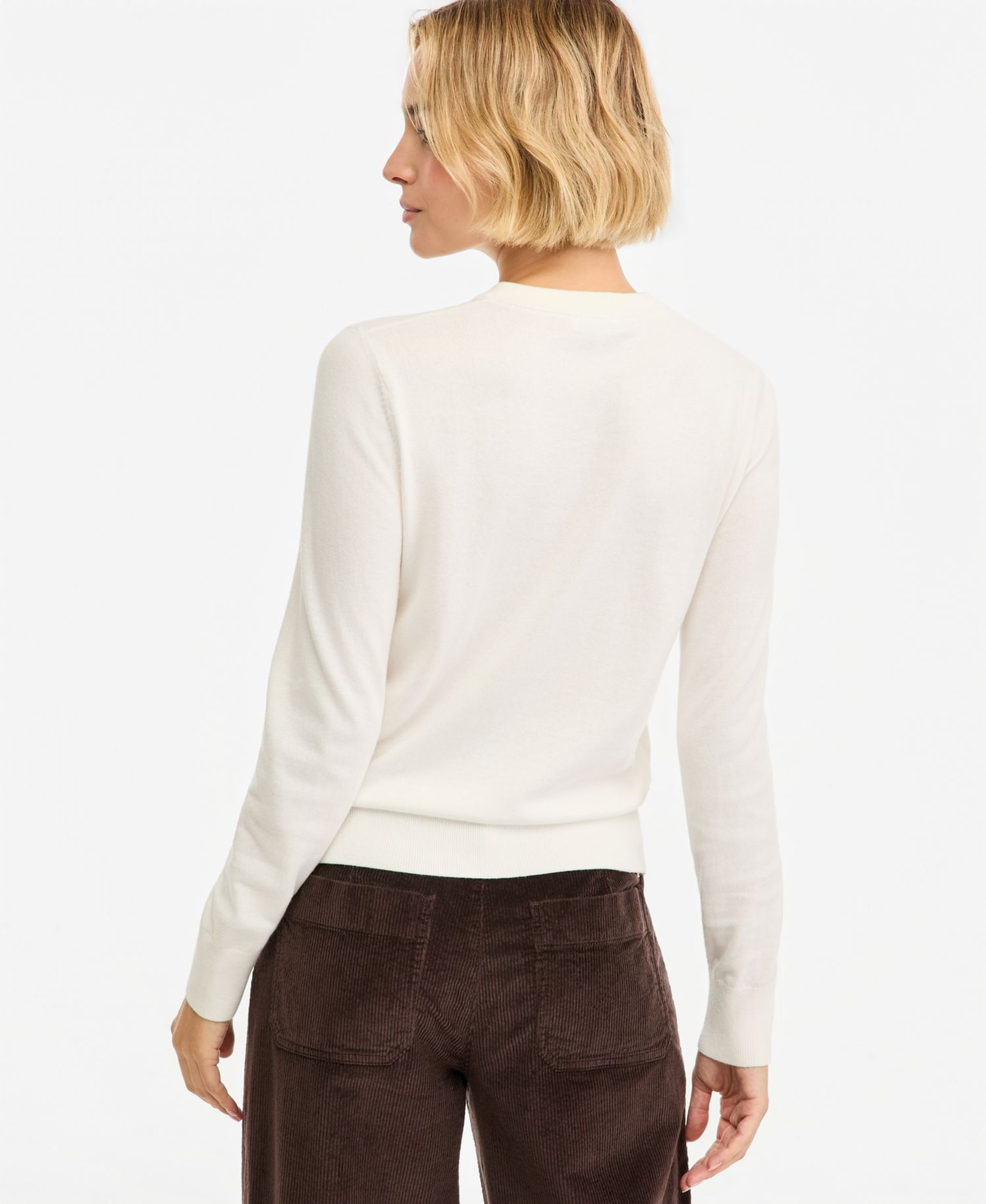 Women's Intarsia V-Neck Sweater