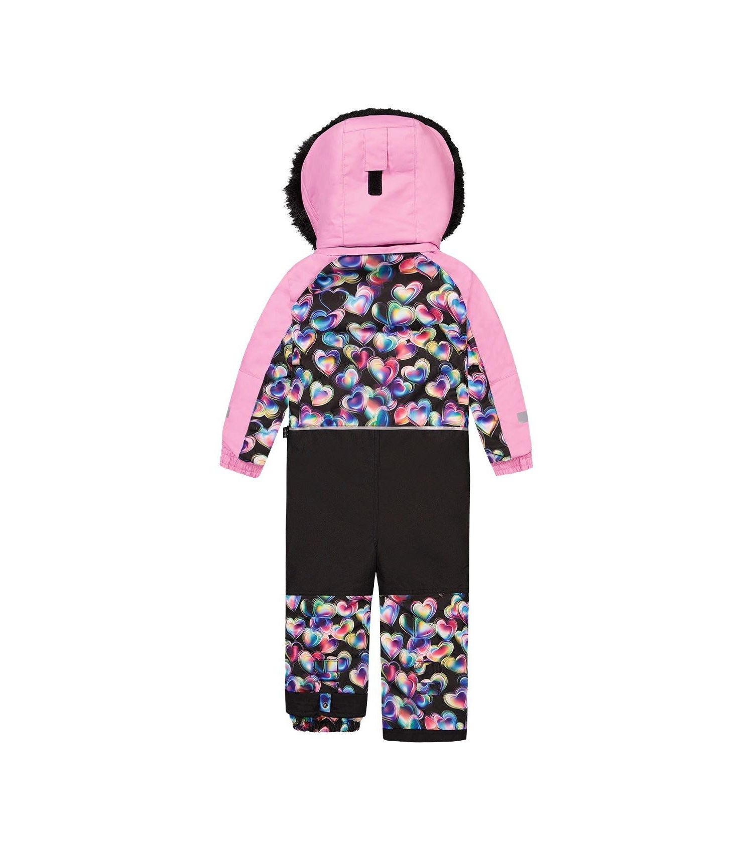Little and Big Girl ( 6 to 14 )One Piece Play Snowsuit Heart Print